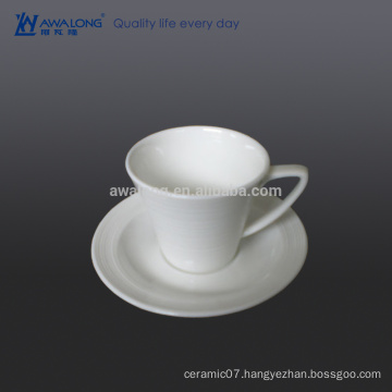 Small Capacity 100ml Fine Ceramic Cup, Hot Sale Coffee Ceramic Cup With Holder